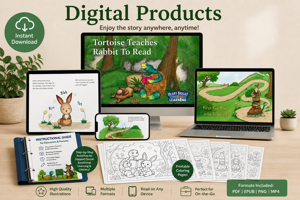 Tortoise Teaches Rabbit to Read® - Complete Instructional Bundle