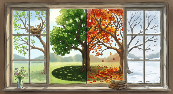 The tree outside my window