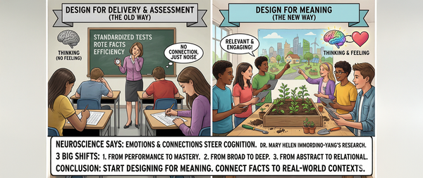 Want engagement? Design for meaning not delivery & assessment